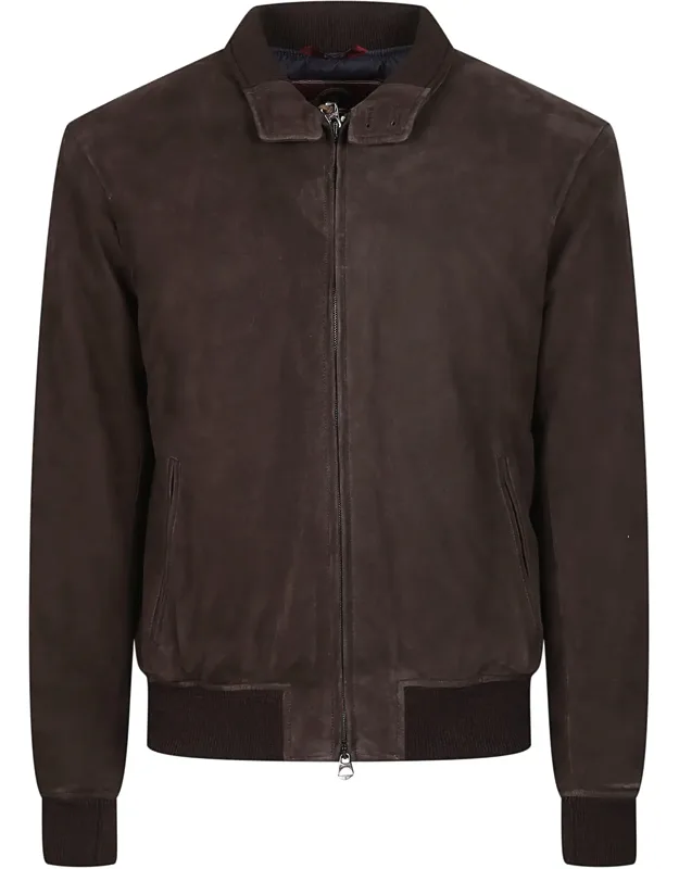 Nuvola Smooth Leather Bomber Jacket