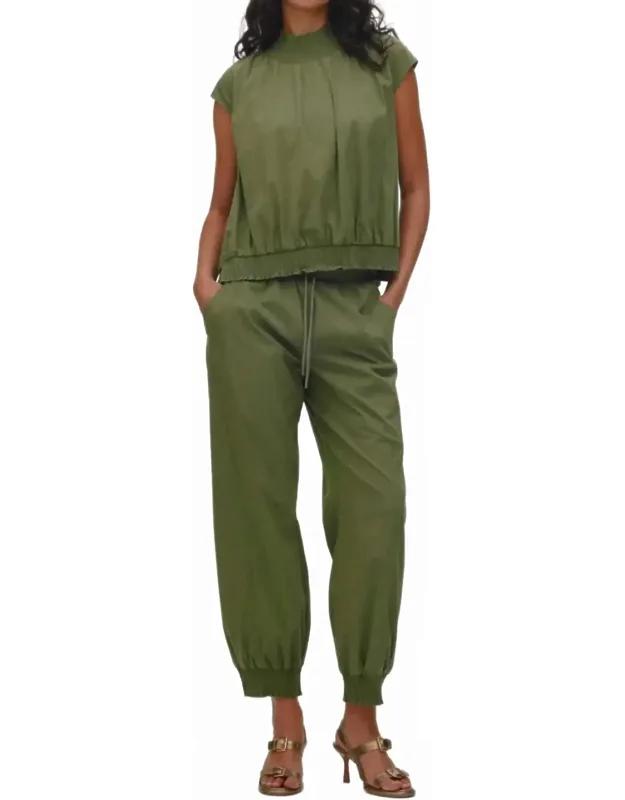 Domino Papery Angle Seam Pants