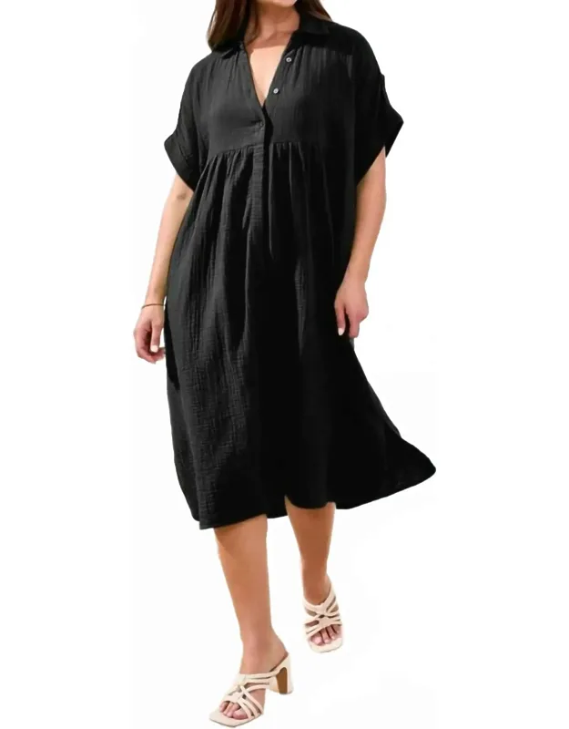Flowy Shirt Dress