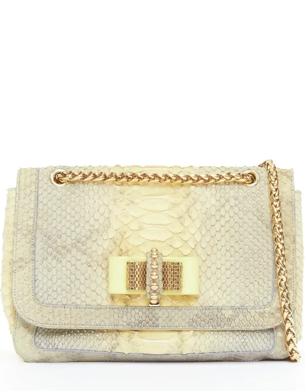 Sweet Charity Scaled Leather Shoulder Bag