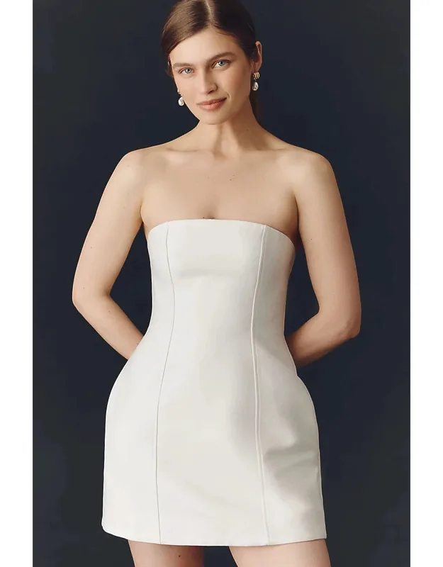 Paneled Mini Dress