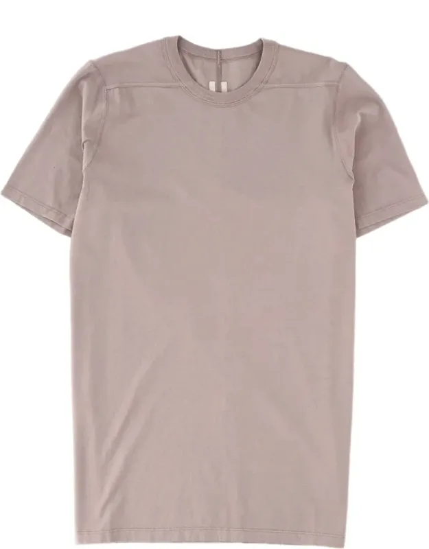 Minimalist Vertical Back Seam Cotton T-shirt