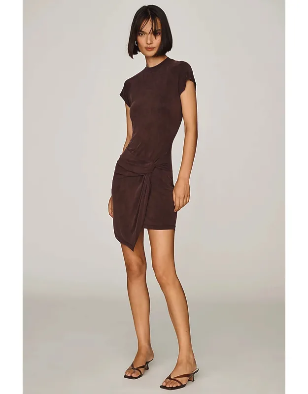 Draped Mini Dress