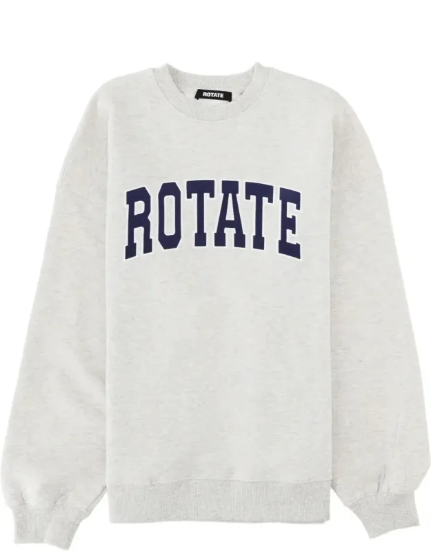 Casual Bold Logo Organic Cotton Sweatshirt