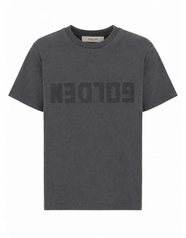 Cropped Tonal Logo T-shirt