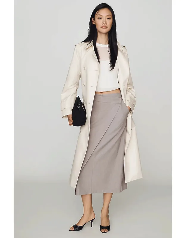 Wrap Midi Skirt