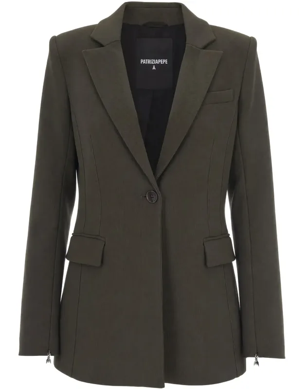 Fitted Single-breasted Blazer
