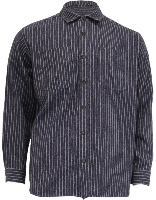 Striped Button-down Shirt