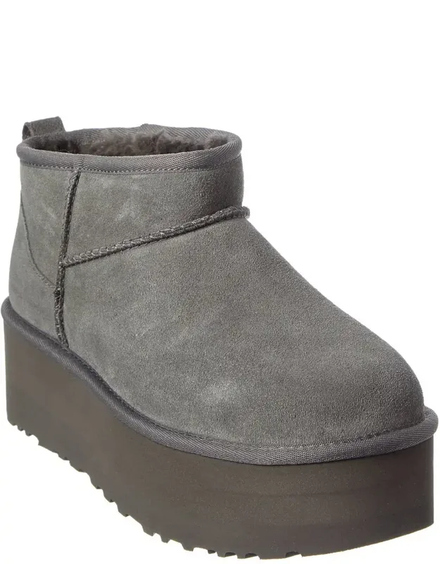 Classic Ultra Mini Platform Suede Boots