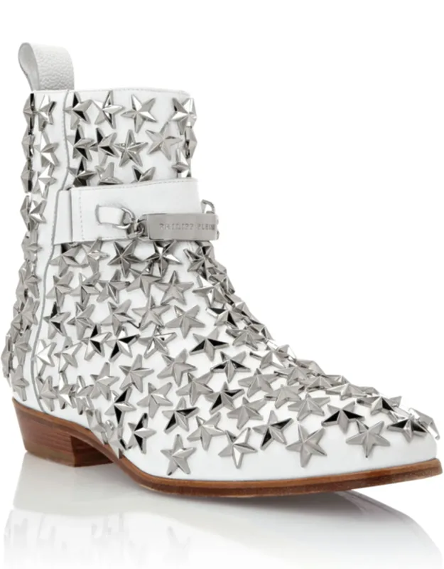 Mid Flat Star Boots