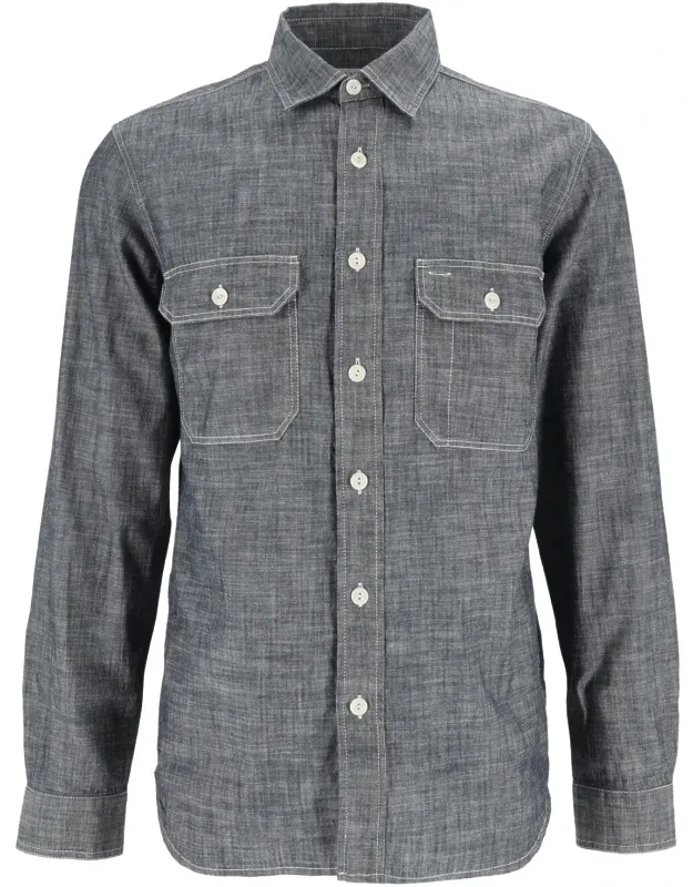 Raw Blue Chambray Shirt