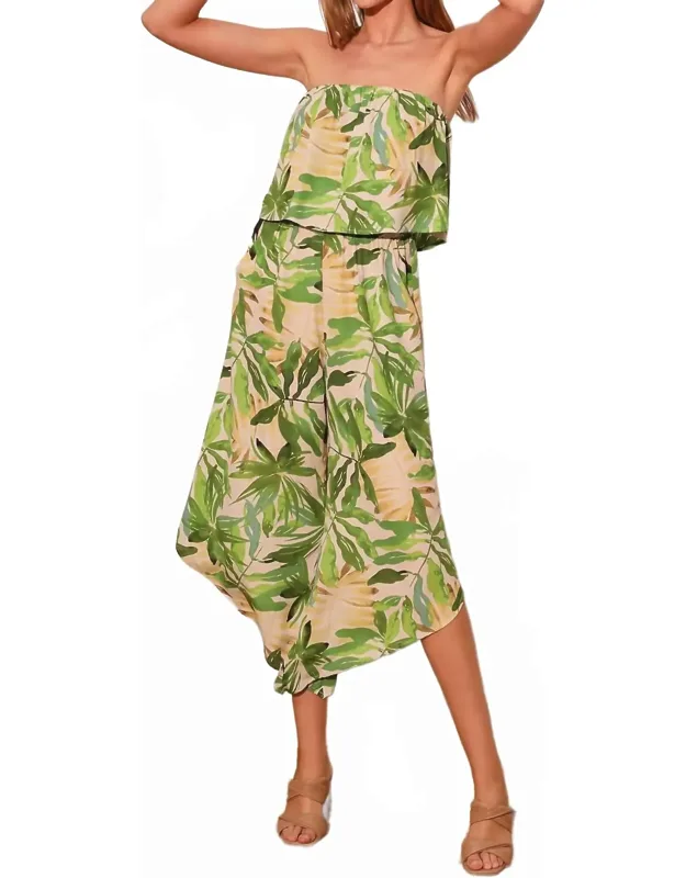 Lightweight Strapless Jumpsuit