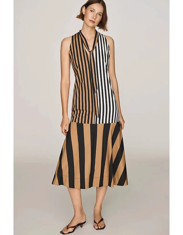 Poplin Midi Dress