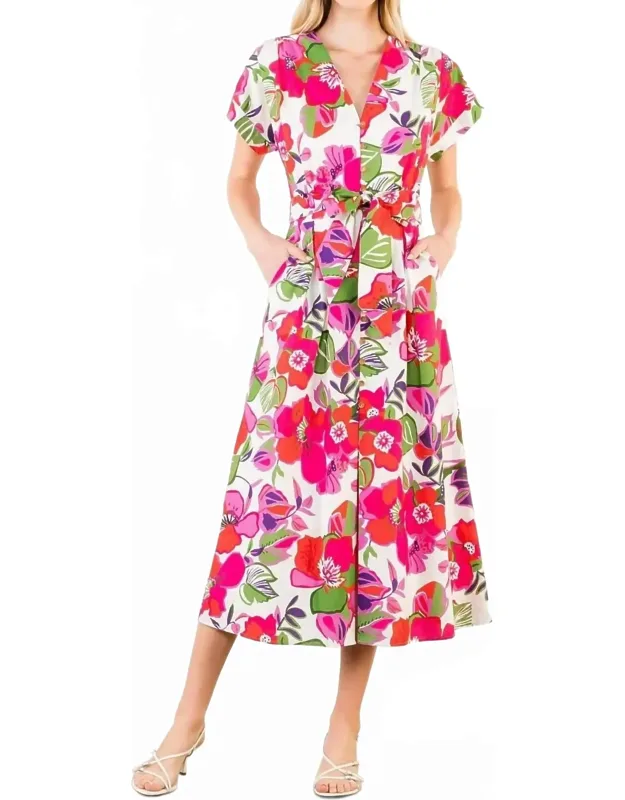 Floral Midi Dress
