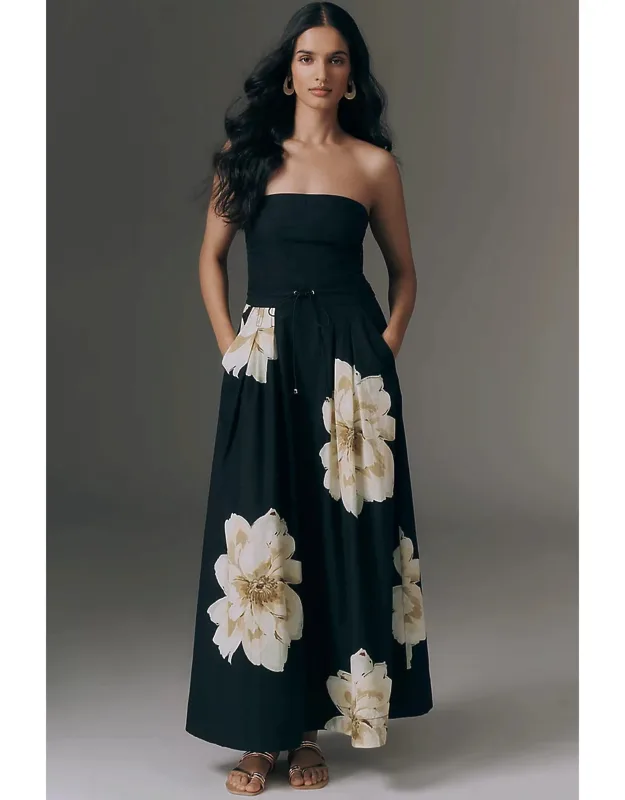 Waisted Maxi Dress