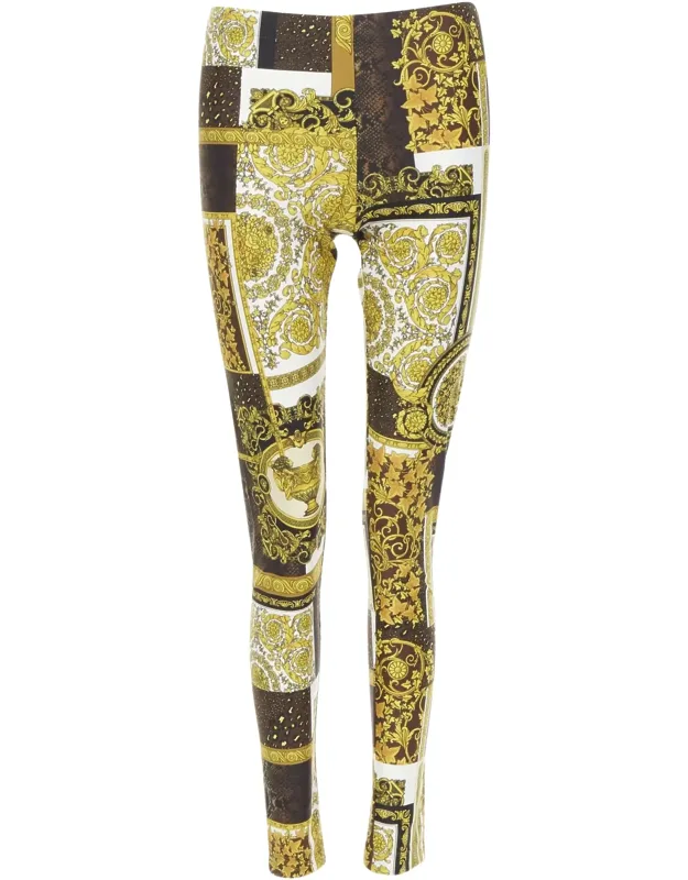 Mosaic Barocco Stretchy Leggings