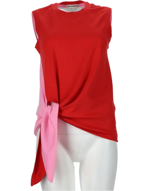 Sleeveless Asymmetrical Organic Cotton Top