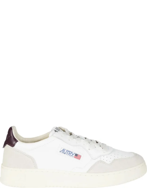 Medalist Low Leather Suede Sneakers