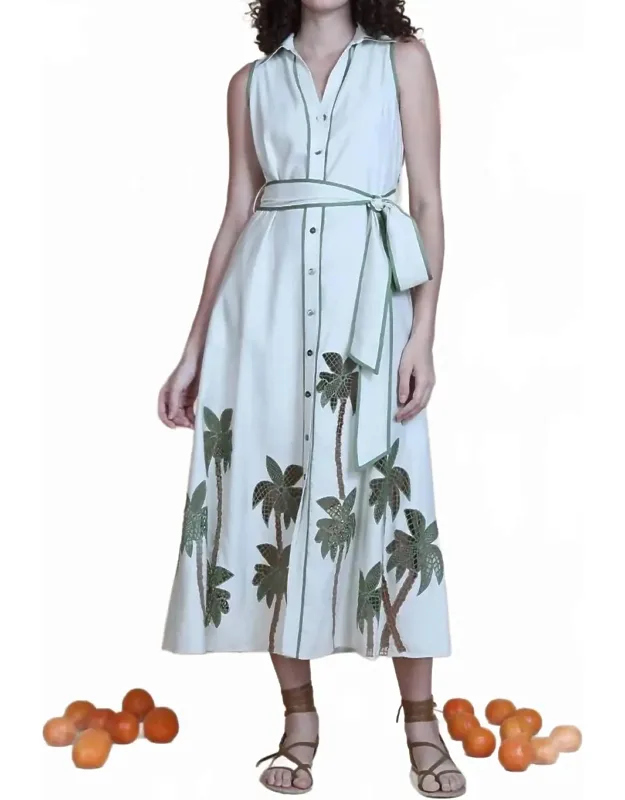 Palm Tree Maxi Dress