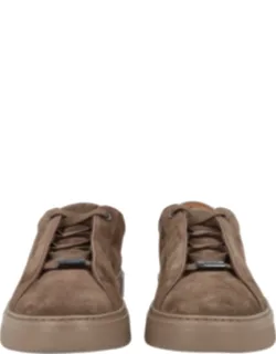 Monochromatic Calf Leather Sneakers