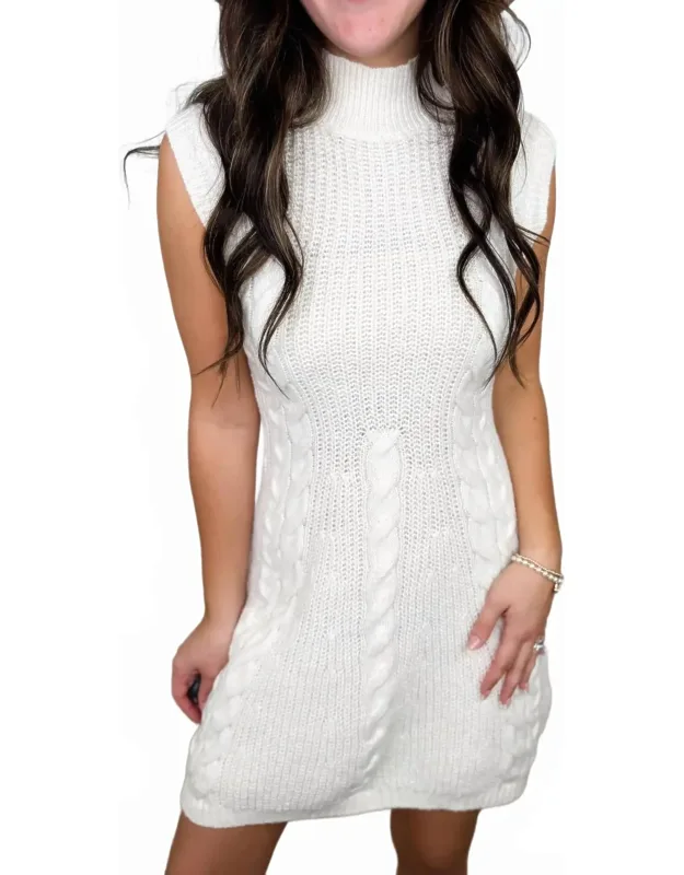 Cozy Knit Mini Dress