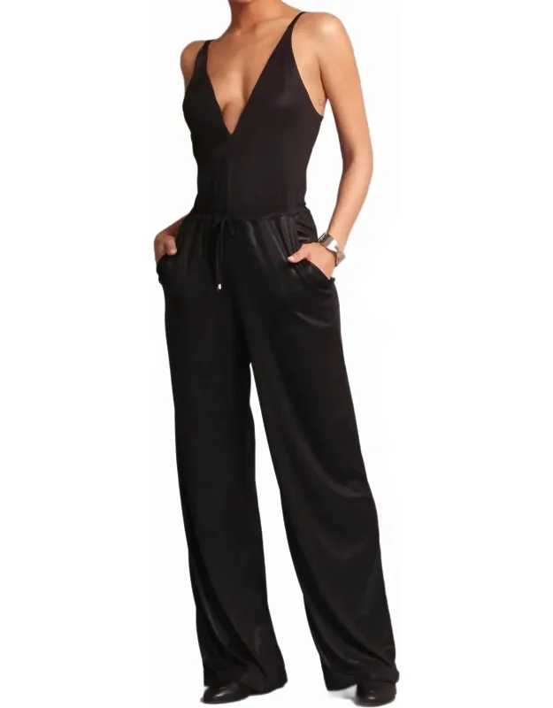 Metallic Mercury Jumpsuit