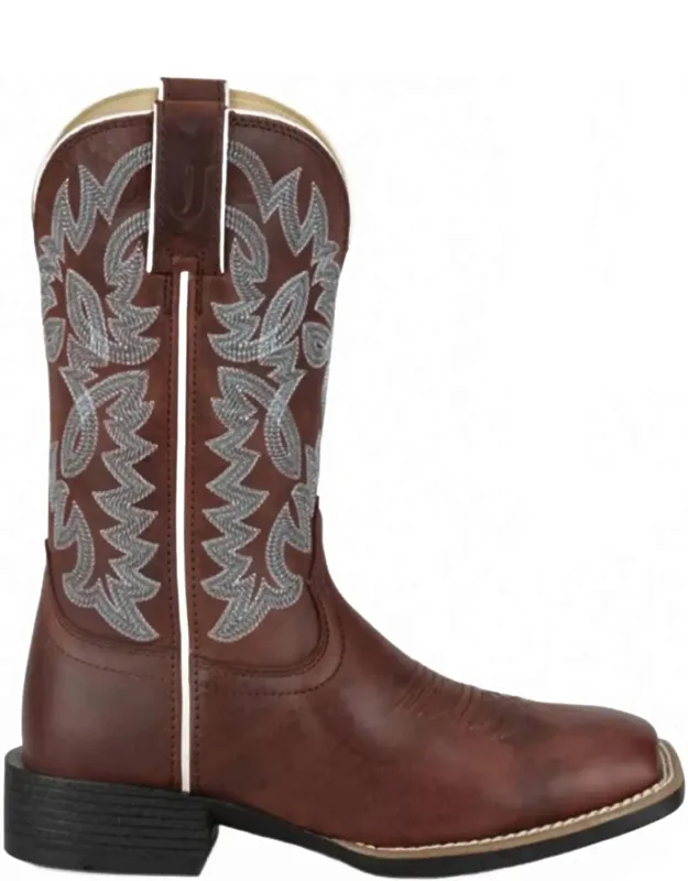 Ashtyn Goat Wide Square Toe Boots