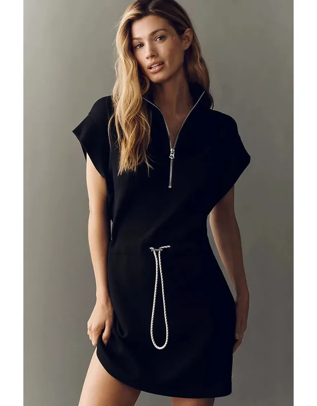 Avaya Half-zip Mini Dress