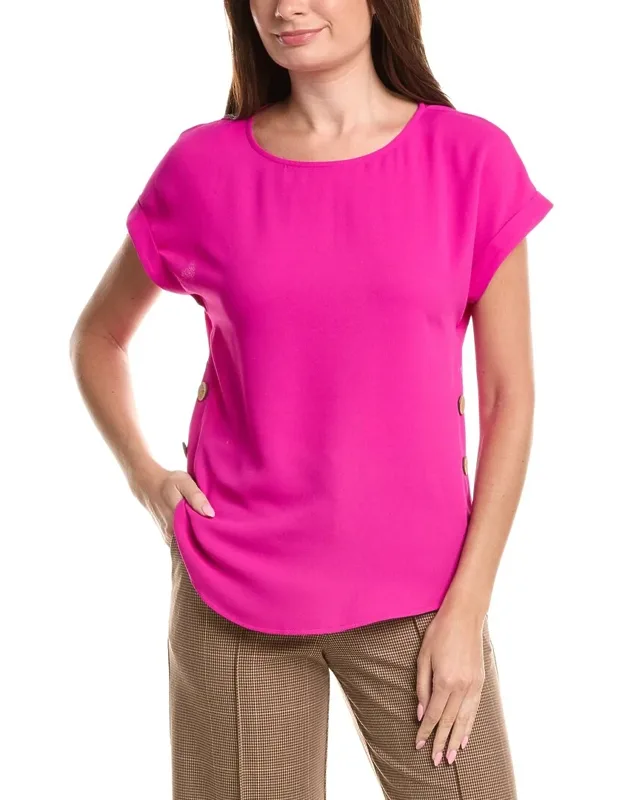 Button Detail Blouse