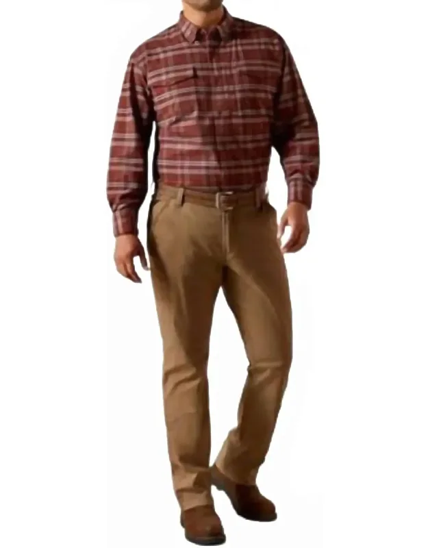 Rebar Flannel Durastretch Work Shirt