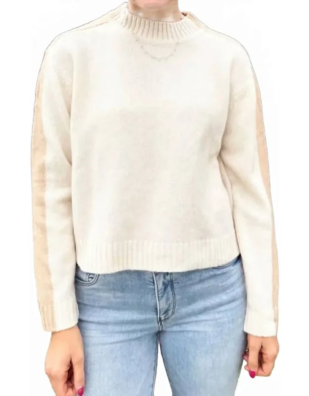 Color Block Crewneck Sweater