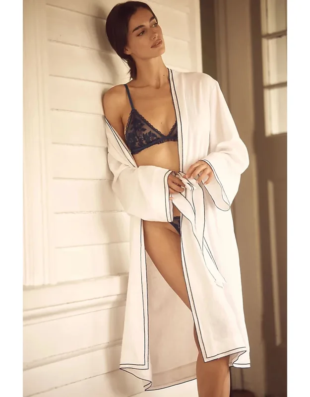 Linen Blend Robe