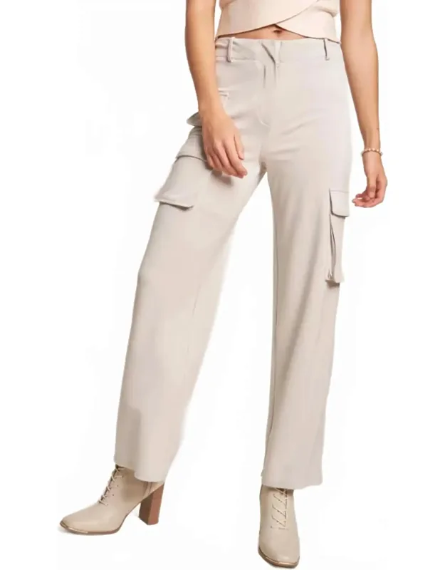 Tummy Control Casual Cargo Pants