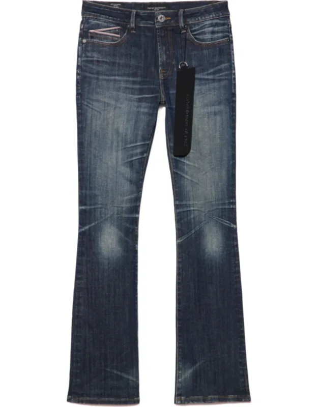 Lenny Bootcut 603 Jeans - Vintage Washed, Whisker Detailing