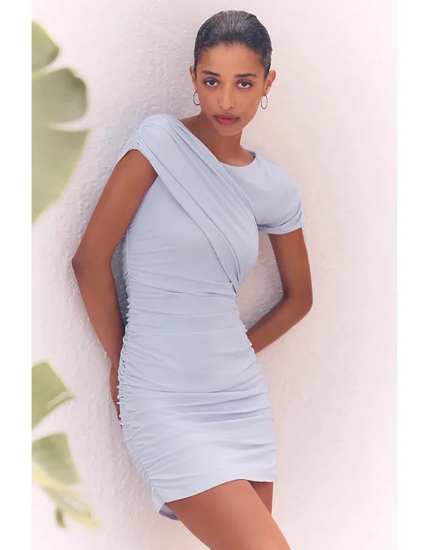 Draped Mini Dress