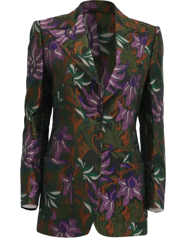 Printed Blazer