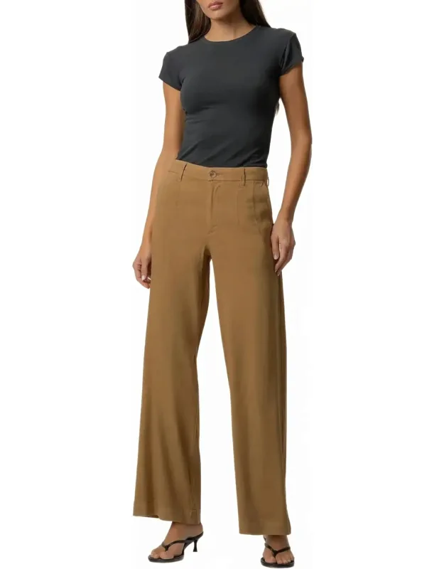 Meg Hi Rise Wide Leg Linen Pants