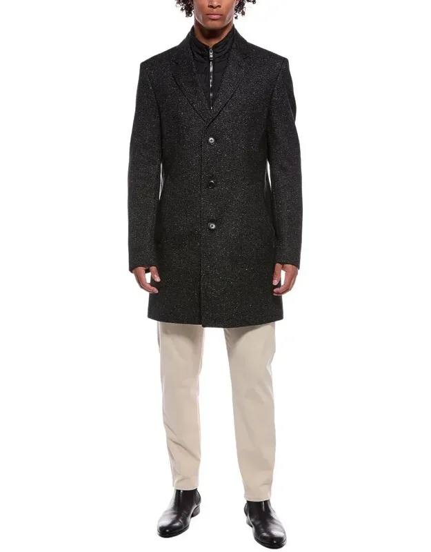 Wool-blend Coat