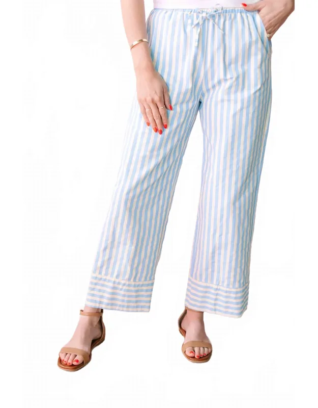 Striped Wide Leg Pants