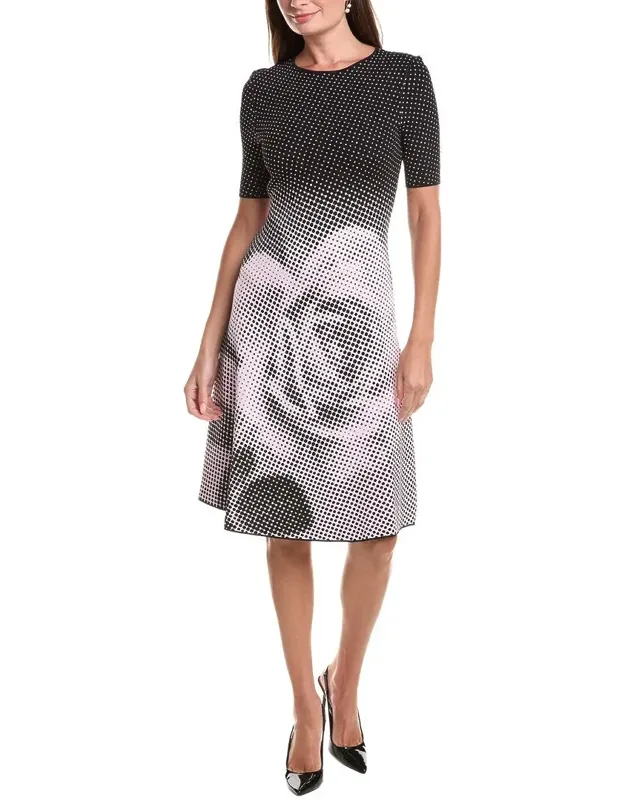 Double Knit Dotte Midi Dress