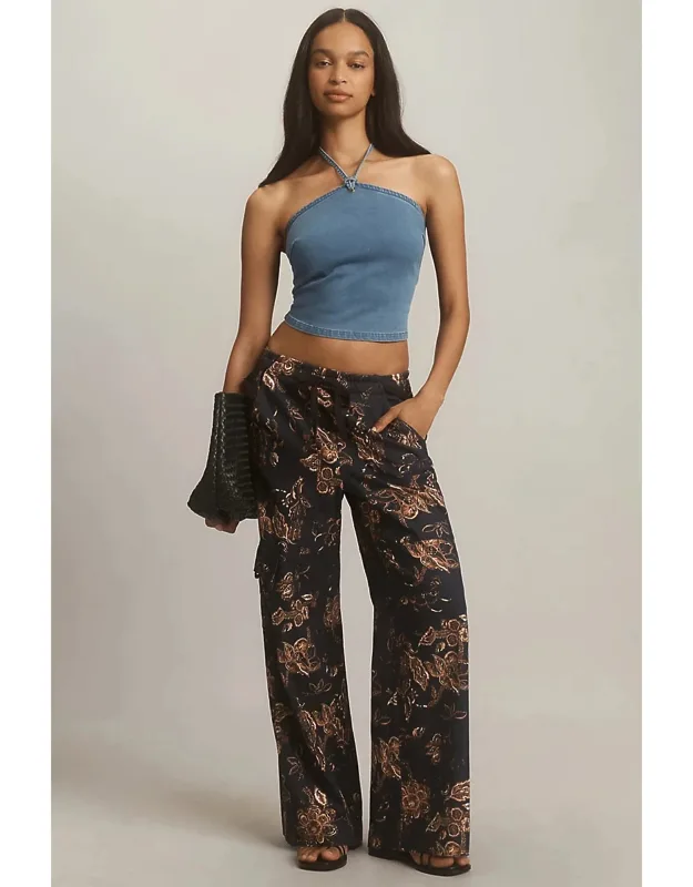 Beach Cargo Linen Pants