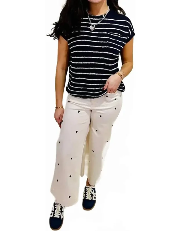 Heart Patch Pocket Pants