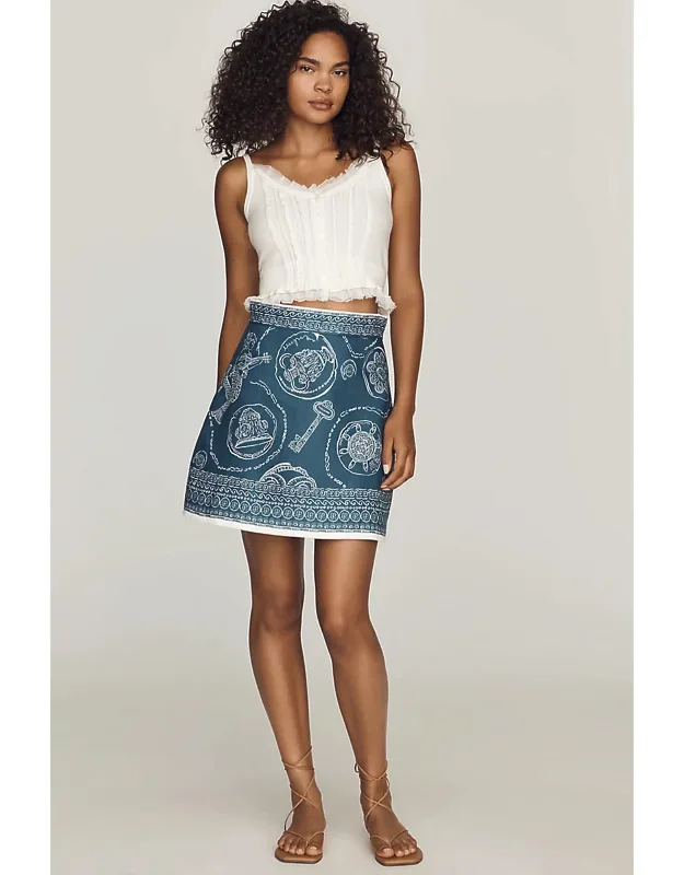 Linen Mini Skirt