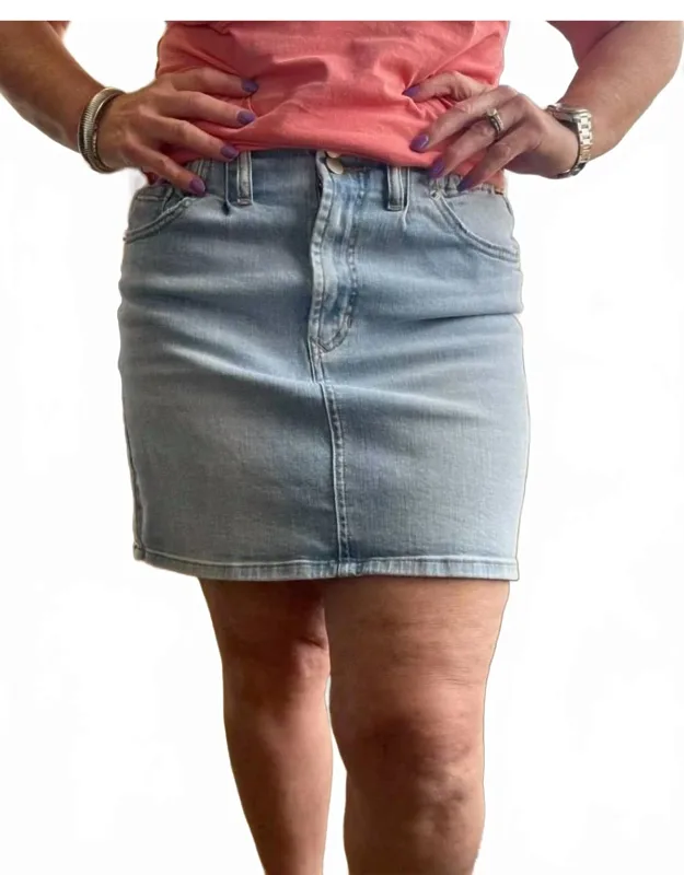 Quinn Denim Mini Skirt