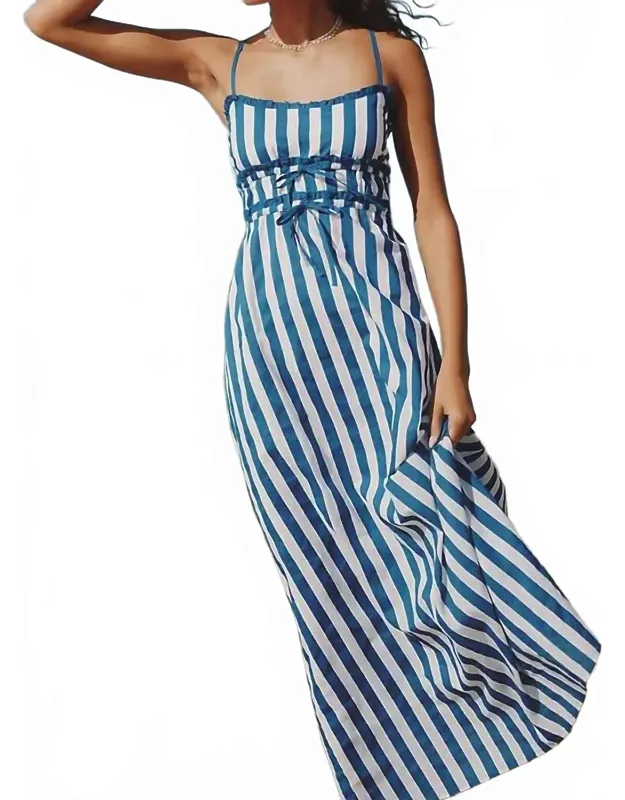 Levie Stripe Maxi Dress