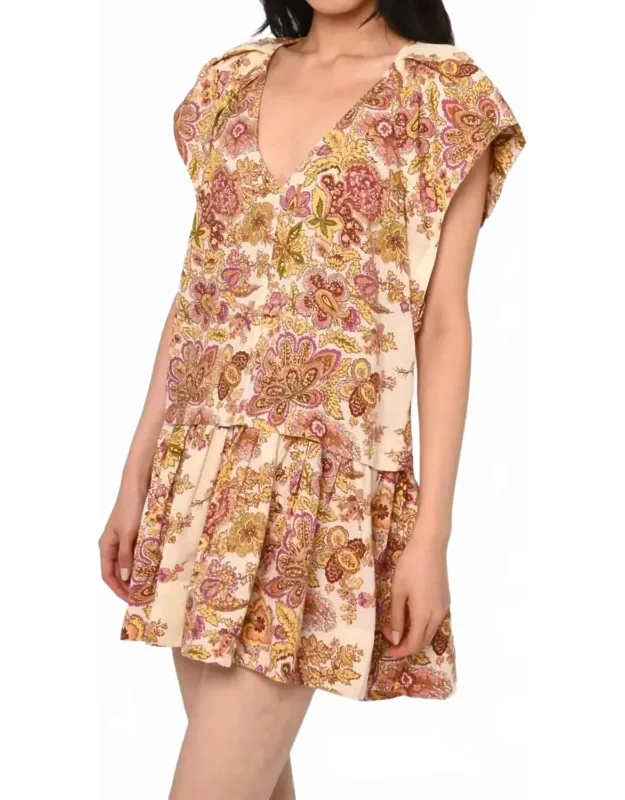 V-neck Mini Dress