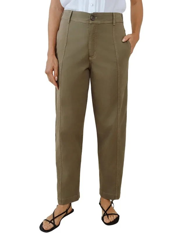 Seamed Soft Barrel Pants