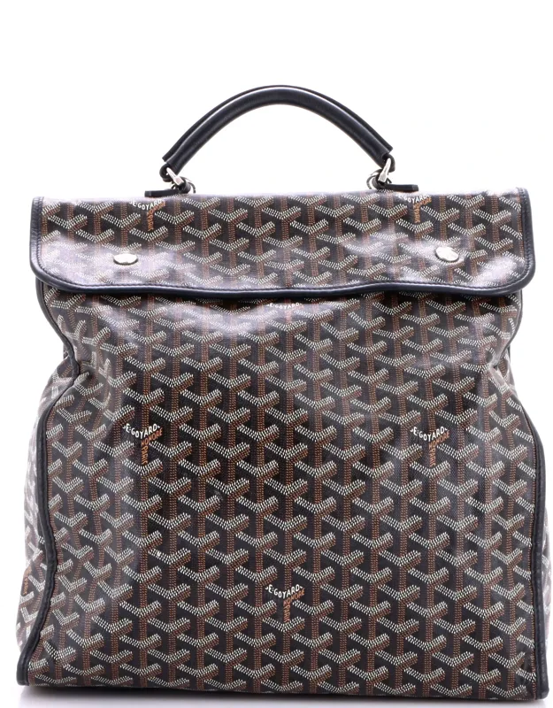Briefcase Backpack Coated Canvas