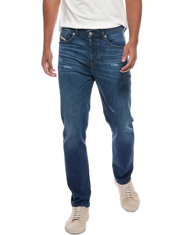 Medium Wash Straight Jeans