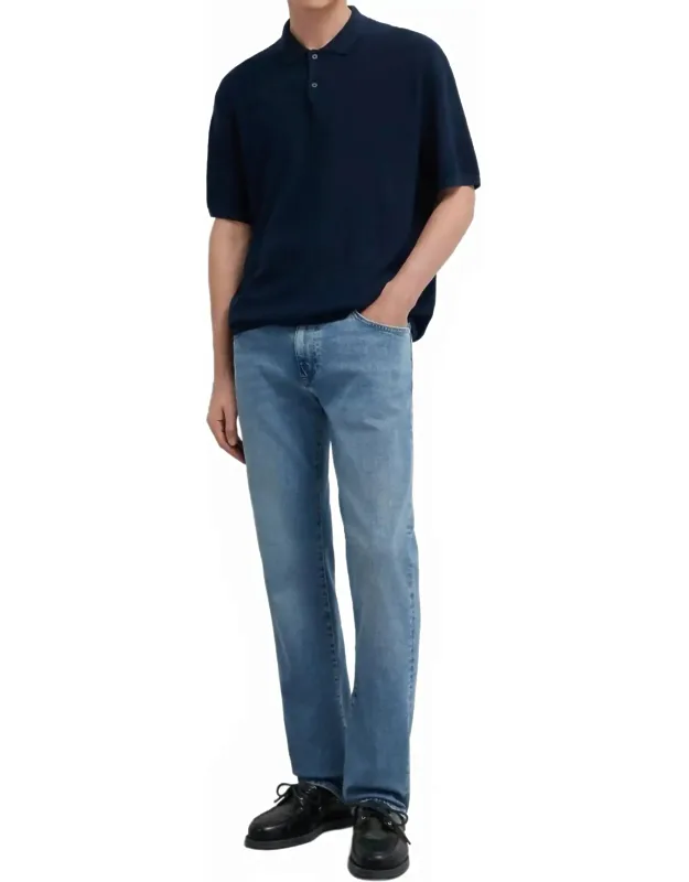 Polo Neck Knit Shirt